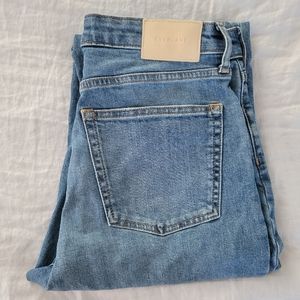 Everlane High Rise Straight Jean, Ankle Length, Size 28